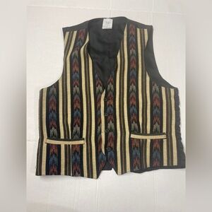 Vintage Striped Multicolor Vest